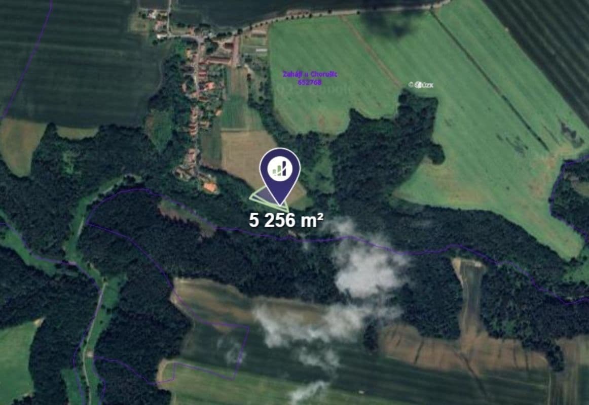 Predaj pozemku 5.256 m², Chorušice, Středočeský kraj Predaj pozemku 5.256 m², Chorušice, Středočeský kraj