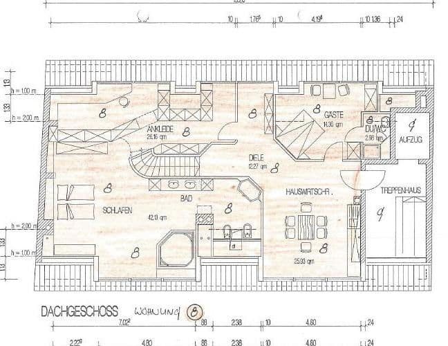 Predaj bytu 5-izbový 170 m², Nürnberg, Bavorsko Predaj bytu 5-izbový 170 m², Nürnberg, Bavorsko