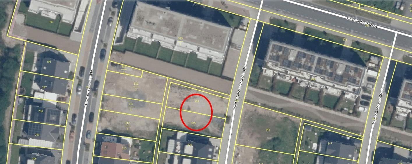 Predaj pozemku 481 m², Walter-Norrenbrock-Str. 2-4, Neu-Isenburg, Hesensko Predaj pozemku 481 m², Walter-Norrenbrock-Str. 2-4, Neu-Isenburg, Hesensko