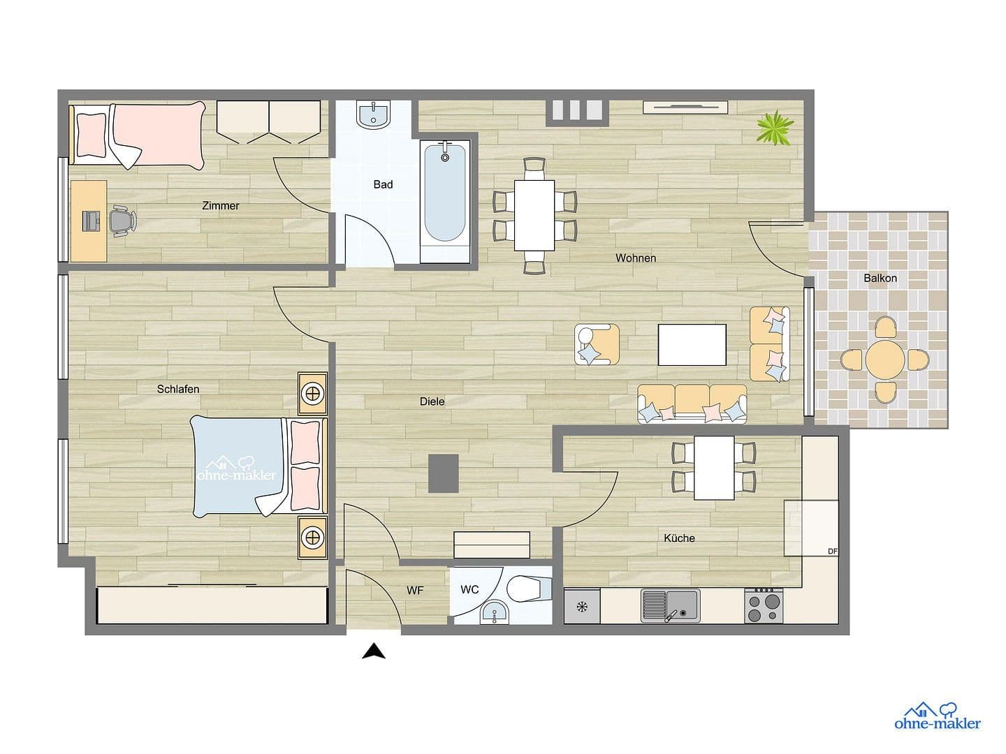 Predaj bytu 2-izbový 75 m², Hamburg, Hamburg Predaj bytu 2-izbový 75 m², Hamburg, Hamburg