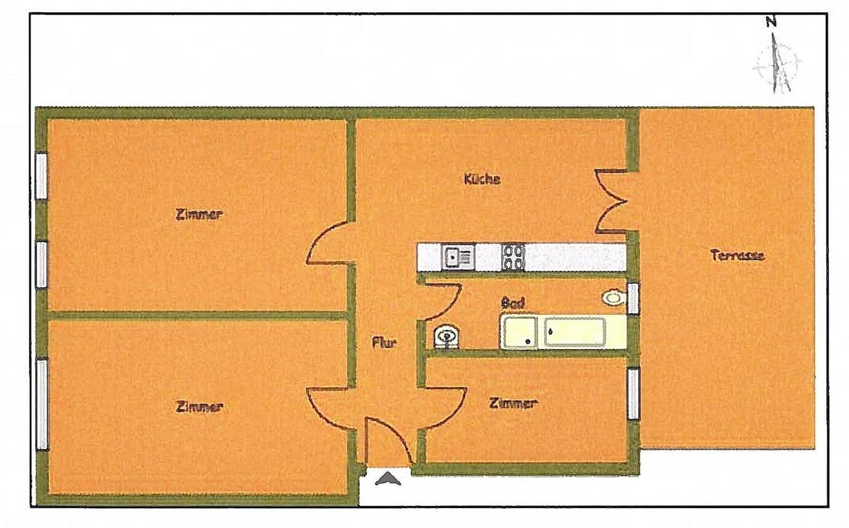 Prenájom bytu 2-izbový 80 m², Driesener Straße 5, Berlin, Berlín Prenájom bytu 2-izbový 80 m², Driesener Straße 5, Berlin, Berlín