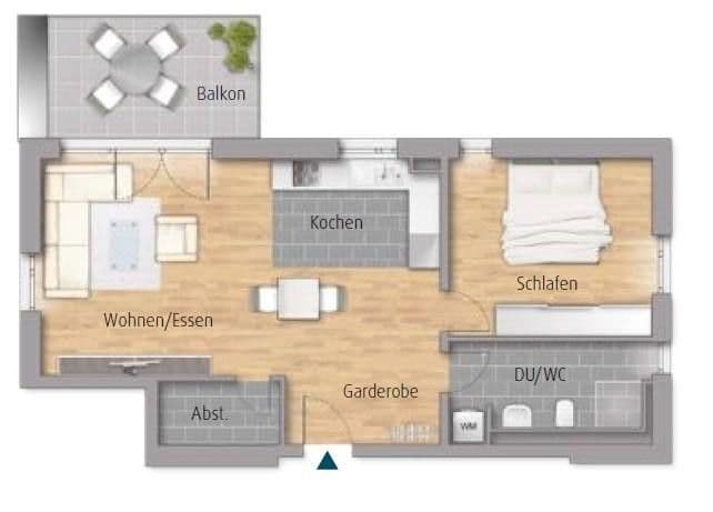 Prenájom bytu 2-izbový 64 m², Winnender Straße 30, Winnenden, Bádensko-Wurttembersko Prenájom bytu 2-izbový 64 m², Winnender Straße 30, Winnenden, Bádensko-Wurttembersko