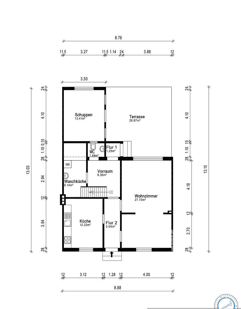 Predaj domu 114 m², pozemek 289 m², Bremerhaven, Brémy Predaj domu 114 m², pozemek 289 m², Bremerhaven, Brémy