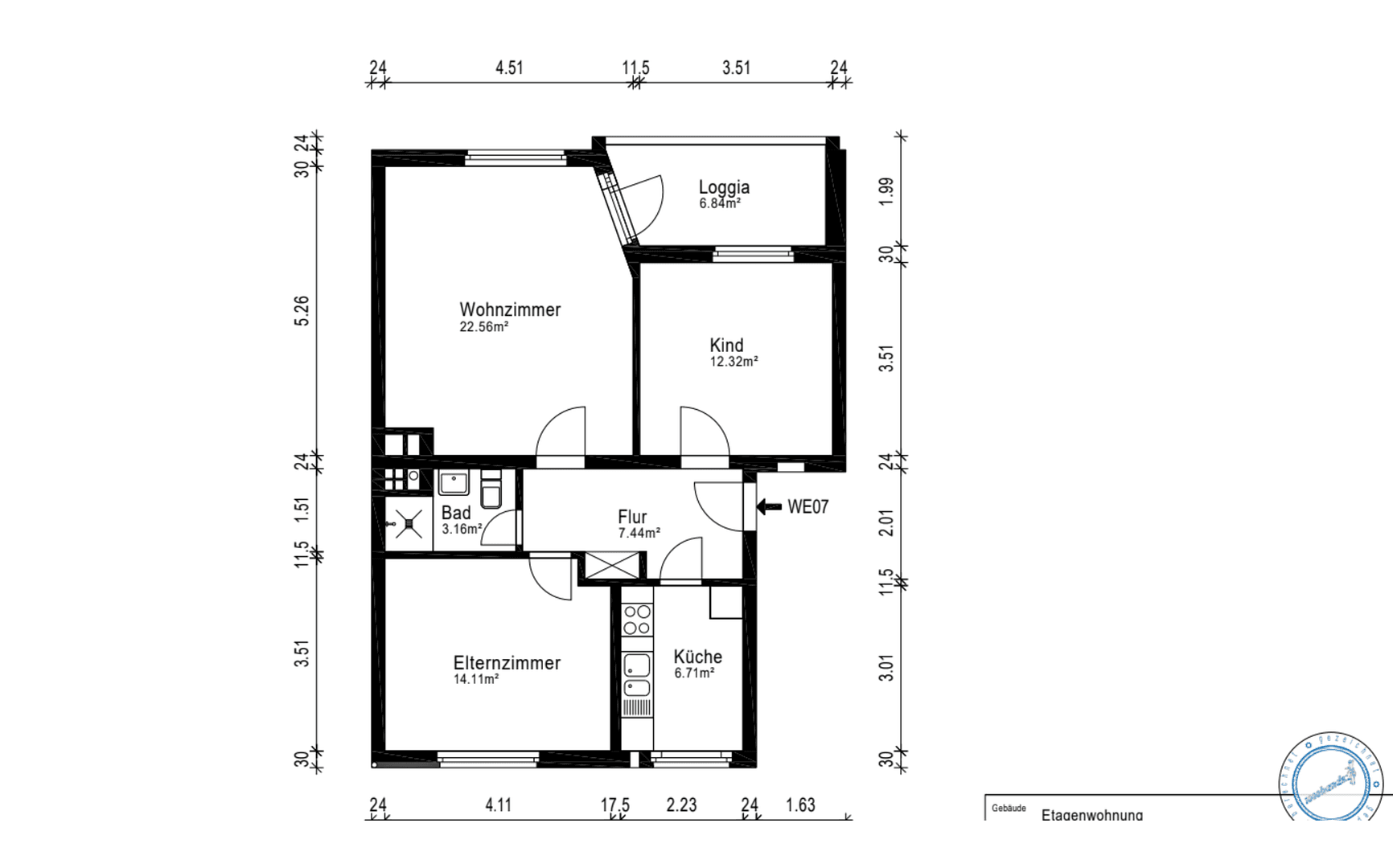 Predaj bytu 3-izbový 72 m², Bremerhaven, Brémy Predaj bytu 3-izbový 72 m², Bremerhaven, Brémy