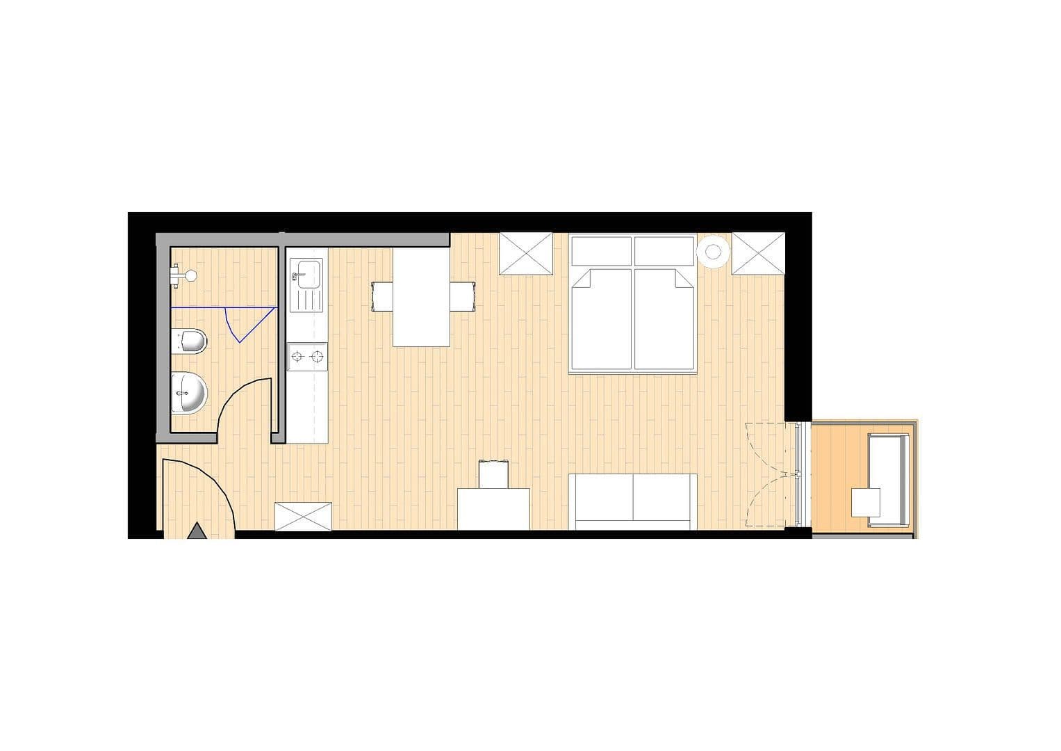 Prenájom bytu 1-izbový 24 m², Ezanvillestr. 14, Heidelberg, Bádensko-Wurttembersko Prenájom bytu 1-izbový 24 m², Ezanvillestr. 14, Heidelberg, Bádensko-Wurttembersko