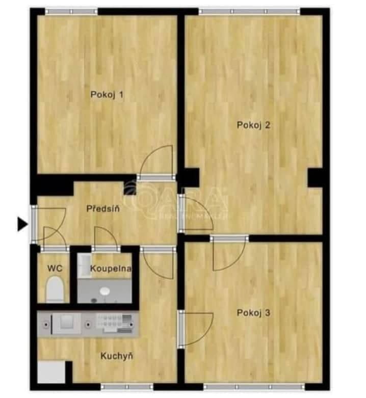 Prenájom bytu 3-izbový 88 m², Nehvizdská, Praha, Praha Prenájom bytu 3-izbový 88 m², Nehvizdská, Praha, Praha