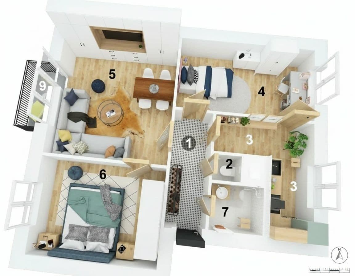 Prenájom bytu 3-izbový 88 m², Nehvizdská, Praha, Praha Prenájom bytu 3-izbový 88 m², Nehvizdská, Praha, Praha