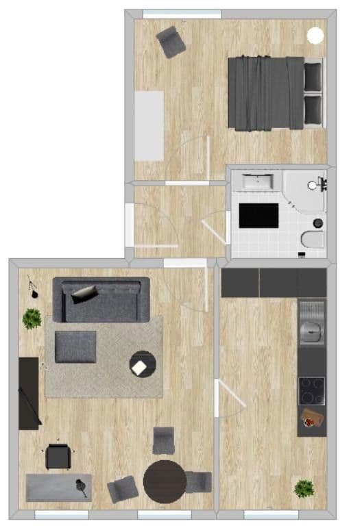Prenájom bytu 2-izbový 52 m², Kapellenstr. 43, Aachen, Severné Porýnie - Westfálsko Prenájom bytu 2-izbový 52 m², Kapellenstr. 43, Aachen, Severné Porýnie - Westfálsko
