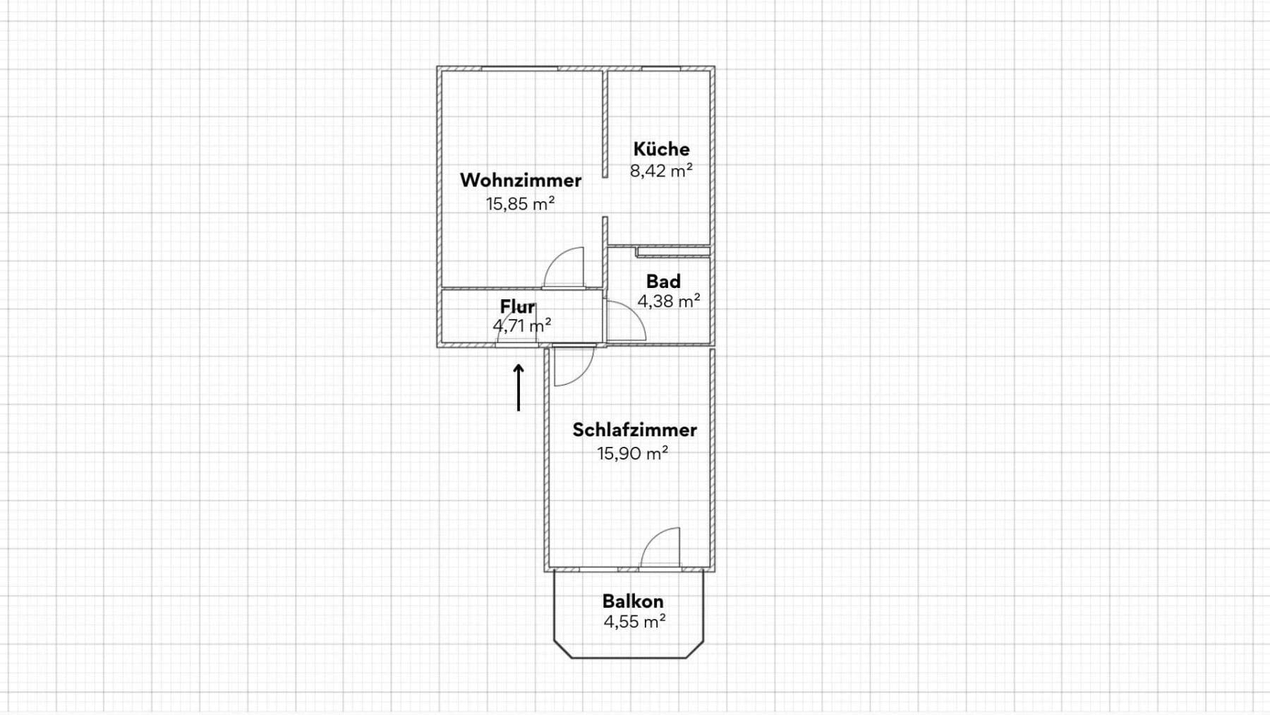 Predaj bytu 2-izbový 52 m², Markgrafendamm 32, Berlin, Berlín Predaj bytu 2-izbový 52 m², Markgrafendamm 32, Berlin, Berlín