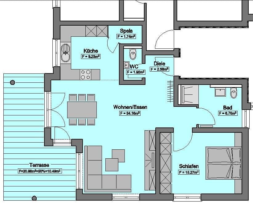 Prenájom bytu 2-izbový 82 m², Holunderweg 14, Horb am Neckar, Bádensko-Wurttembersko Prenájom bytu 2-izbový 82 m², Holunderweg 14, Horb am Neckar, Bádensko-Wurttembersko
