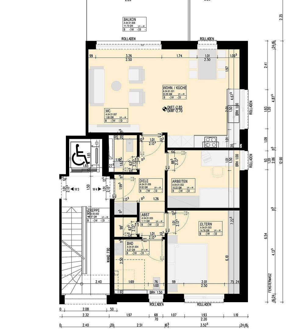 Prenájom bytu 3-izbový 82 m², Viersen, Severné Porýnie - Westfálsko Prenájom bytu 3-izbový 82 m², Viersen, Severné Porýnie - Westfálsko