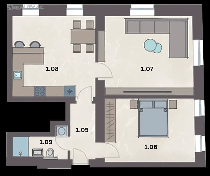 Predaj bytu 3-izbový 70 m², Netušilova, Brno, Jihomoravský kraj Predaj bytu 3-izbový 70 m², Netušilova, Brno, Jihomoravský kraj
