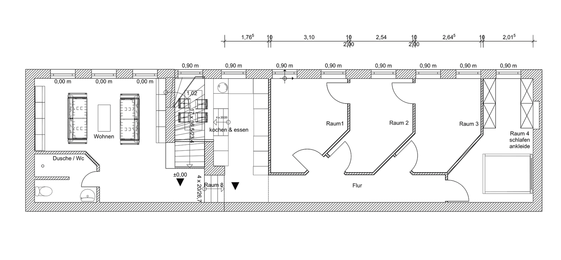 Prenájom bytu 5-izbový 115 m², Meißner Straße, 3, Wilsdruff, Sasko Prenájom bytu 5-izbový 115 m², Meißner Straße, 3, Wilsdruff, Sasko