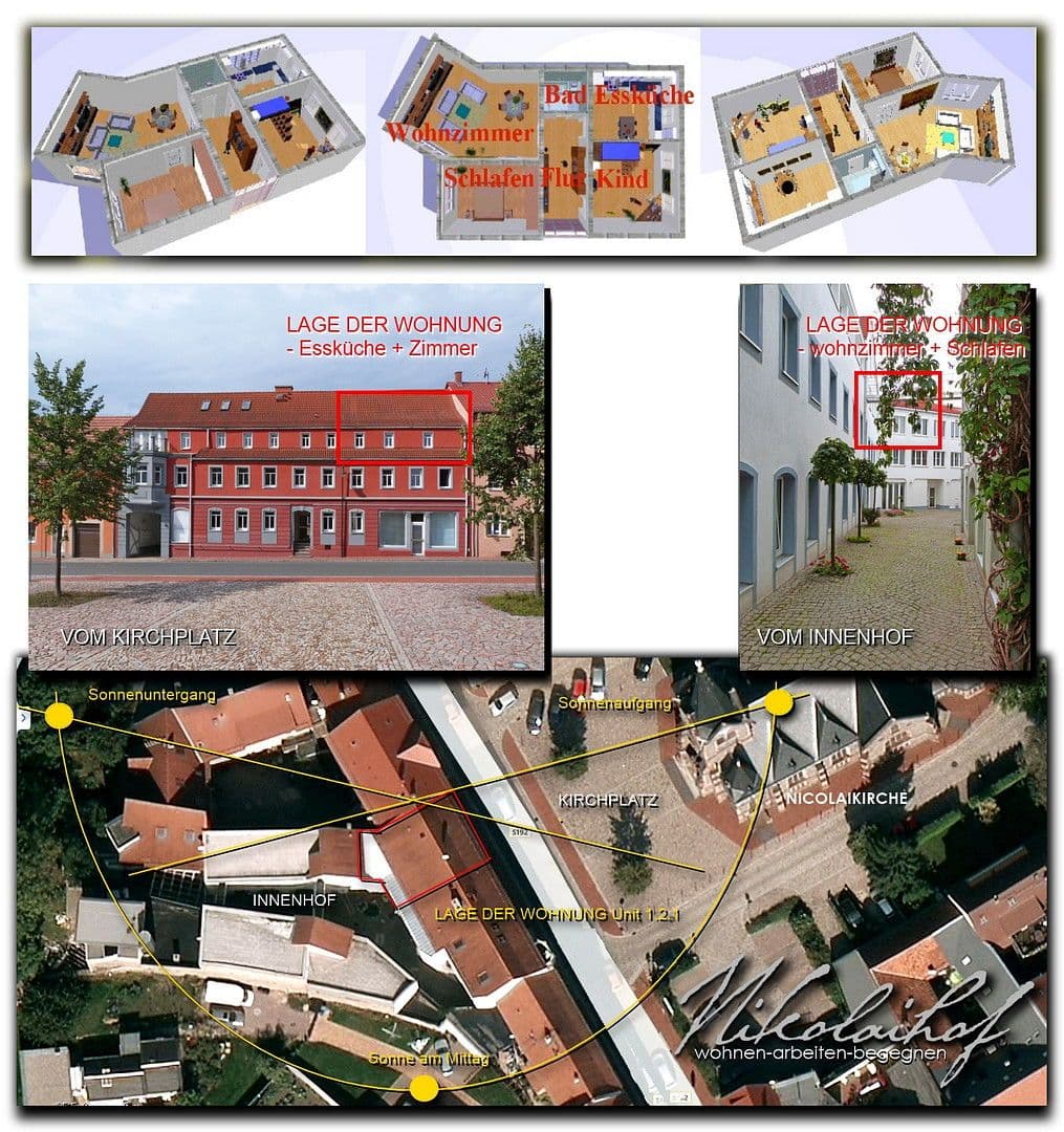 Prenájom bytu 4-izbový 112 m², Meißner Straße, 3, Wilsdruff, Sasko Prenájom bytu 4-izbový 112 m², Meißner Straße, 3, Wilsdruff, Sasko
