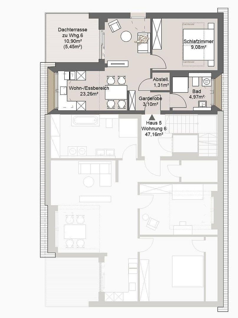 Predaj bytu 2-izbový 48 m², Grafing bei München, Bavorsko Predaj bytu 2-izbový 48 m², Grafing bei München, Bavorsko