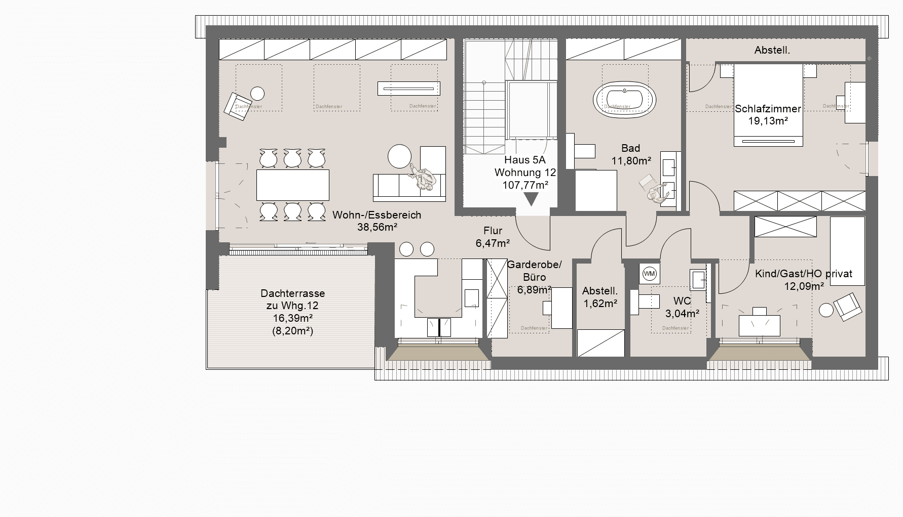Predaj bytu 3-izbový 108 m², Grafing bei München, Bavorsko Predaj bytu 3-izbový 108 m², Grafing bei München, Bavorsko