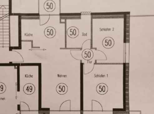 Prenájom bytu 3-izbový 68 m², Weinkampswende 12, Hannover, Dolné Sasko Prenájom bytu 3-izbový 68 m², Weinkampswende 12, Hannover, Dolné Sasko