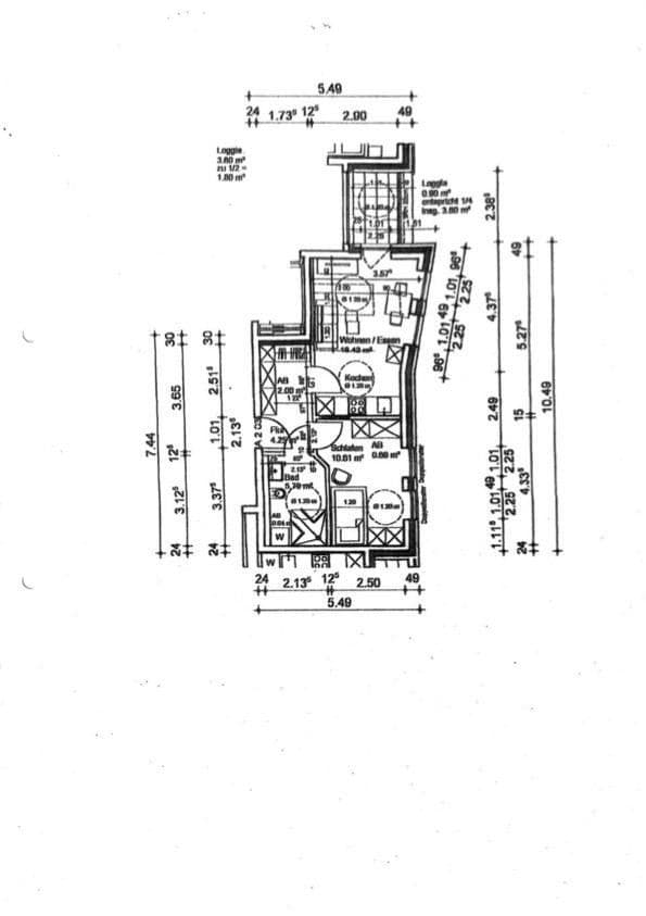 Predaj bytu 2-izbový 43 m², Erkrather Straße 147, Düsseldorf, Severné Porýnie - Westfálsko Predaj bytu 2-izbový 43 m², Erkrather Straße 147, Düsseldorf, Severné Porýnie - Westfálsko
