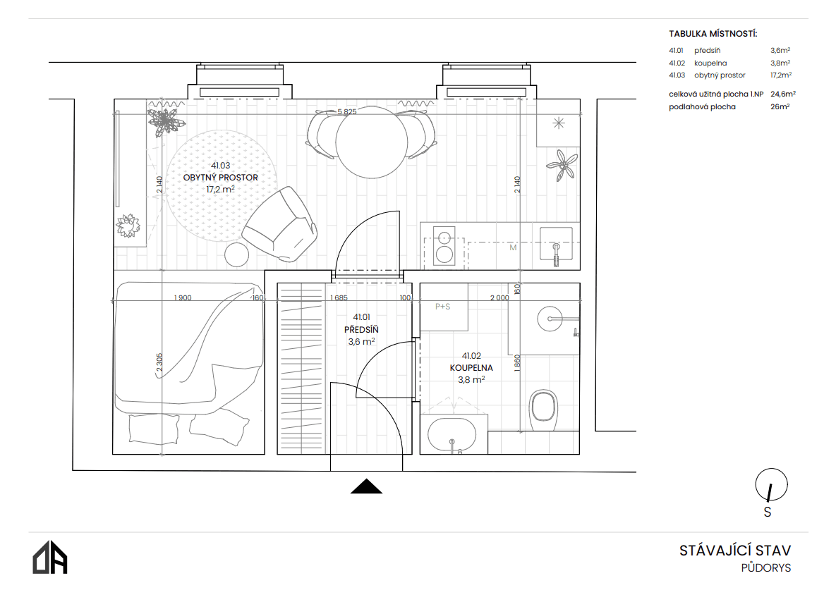 Predaj bytu 1-izbový 26 m², náměstí Dr. Václava Holého, Praha, Praha Predaj bytu 1-izbový 26 m², náměstí Dr. Václava Holého, Praha, Praha
