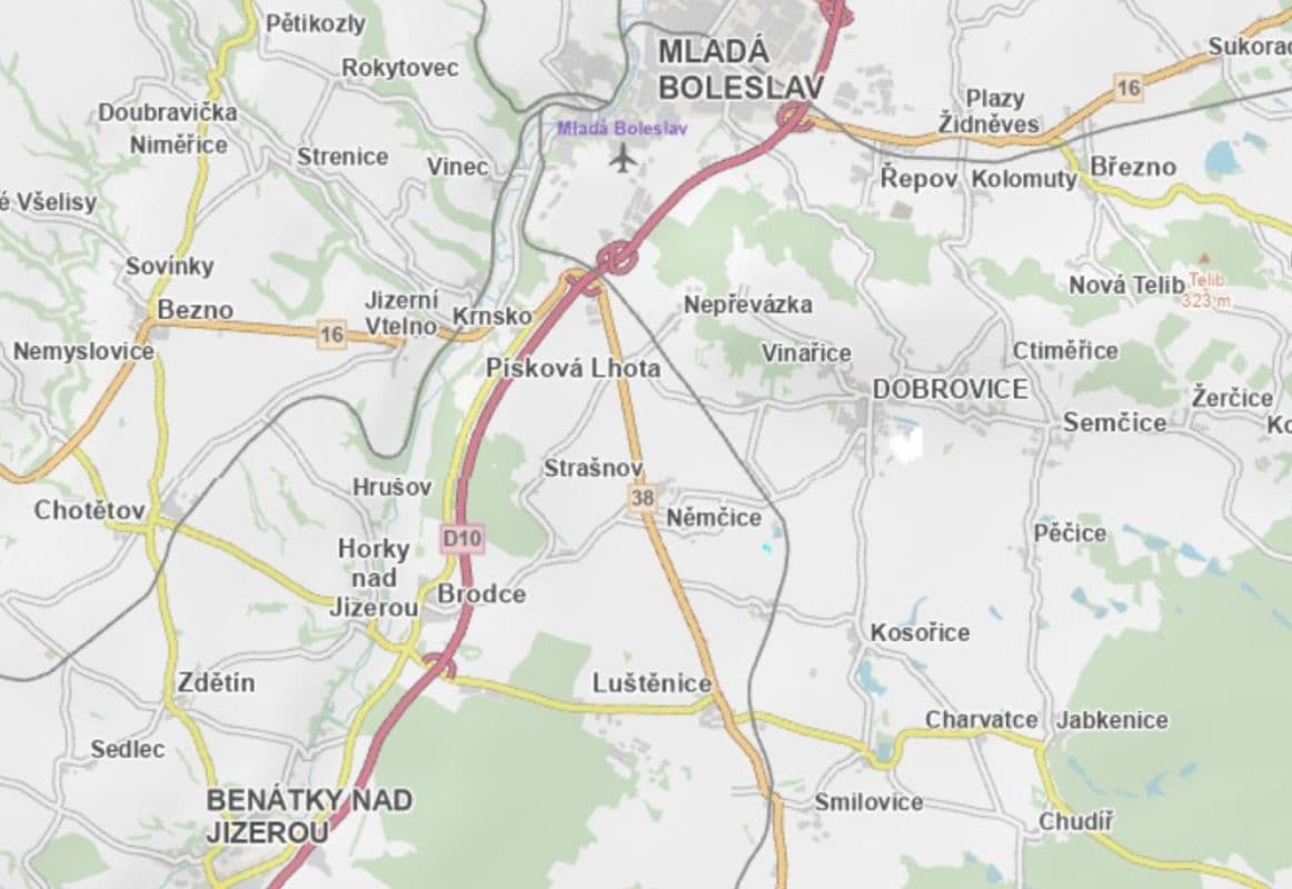 Predaj pozemku 16.402 m², Dobrovice, Středočeský kraj Predaj pozemku 16.402 m², Dobrovice, Středočeský kraj