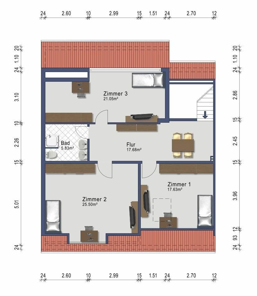 Predaj domu 364 m², pozemek 205 m², Gerberstr. 9, Pforzheim, Bádensko-Wurttembersko Predaj domu 364 m², pozemek 205 m², Gerberstr. 9, Pforzheim, Bádensko-Wurttembersko