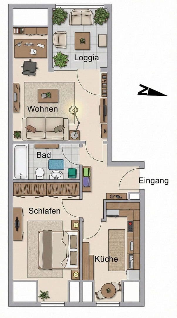 Predaj bytu 2-izbový 52 m², Rodderweg 54, Köln (Sürth), Severné Porýnie - Westfálsko Predaj bytu 2-izbový 52 m², Rodderweg 54, Köln (Sürth), Severné Porýnie - Westfálsko
