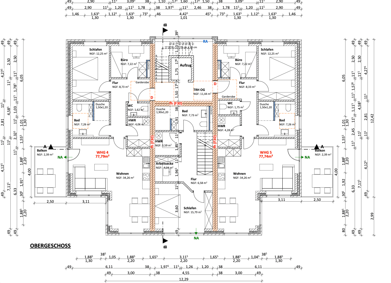 Predaj bytu 3-izbový 79 m², Hengtestr. 38, Coesfeld, Severné Porýnie - Westfálsko Predaj bytu 3-izbový 79 m², Hengtestr. 38, Coesfeld, Severné Porýnie - Westfálsko