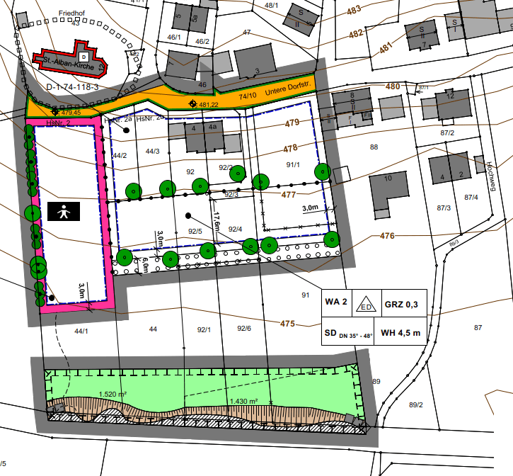 Predaj pozemku 486 m², Untere Dorfstraße 2b, Eisenhofen, Bavorsko Predaj pozemku 486 m², Untere Dorfstraße 2b, Eisenhofen, Bavorsko