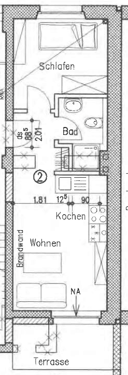 Prenájom bytu 2-izbový 34 m², Bochum, Severné Porýnie - Westfálsko Prenájom bytu 2-izbový 34 m², Bochum, Severné Porýnie - Westfálsko