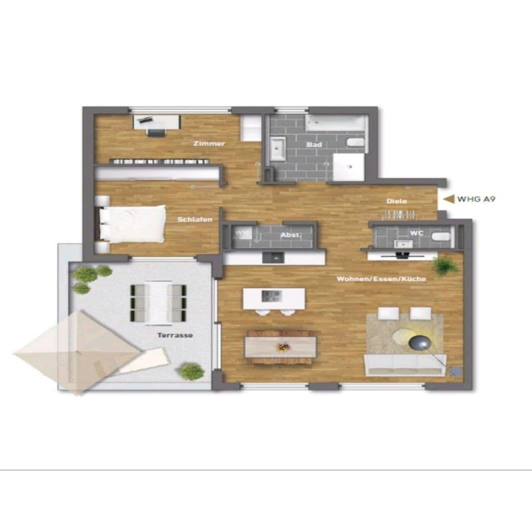 Prenájom bytu 3-izbový 101 m², Sersheim, Bádensko-Wurttembersko Prenájom bytu 3-izbový 101 m², Sersheim, Bádensko-Wurttembersko