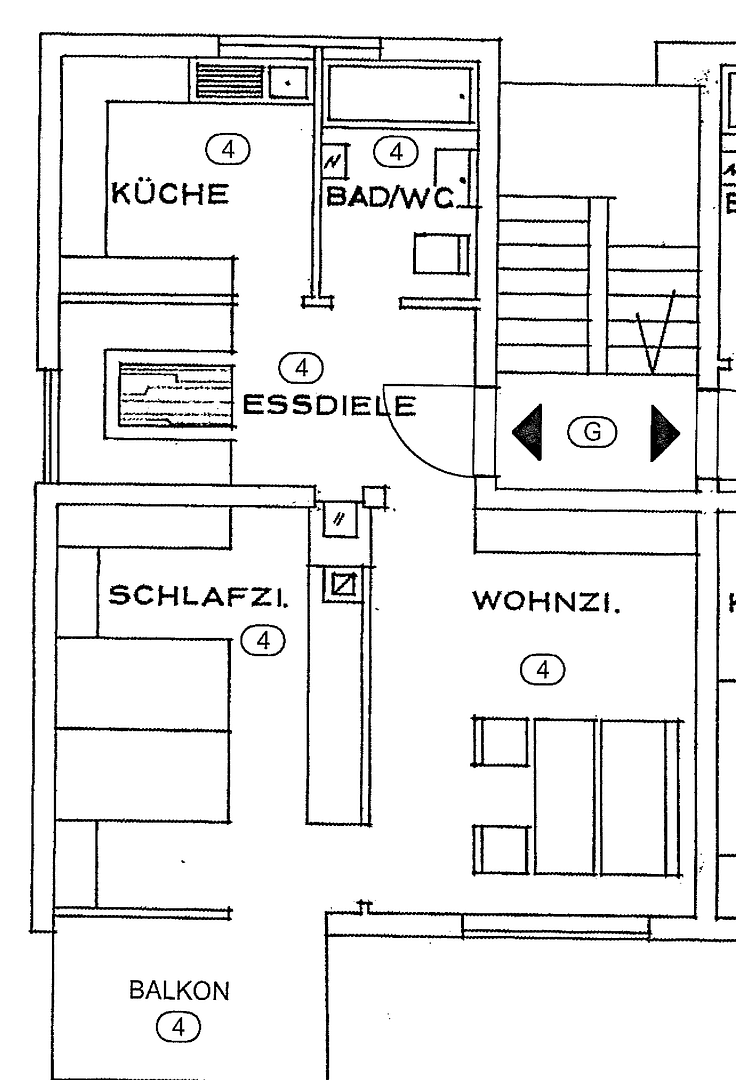 Prenájom bytu 2-izbový 56 m², Rosensteinstr. 8, Leinfelden-Echterdingen, Bádensko-Wurttembersko Prenájom bytu 2-izbový 56 m², Rosensteinstr. 8, Leinfelden-Echterdingen, Bádensko-Wurttembersko