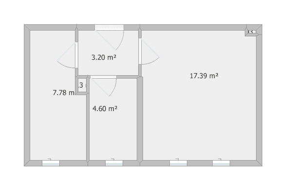 Prenájom bytu 1-izbový 33 m², Fürth, Bavorsko Prenájom bytu 1-izbový 33 m², Fürth, Bavorsko