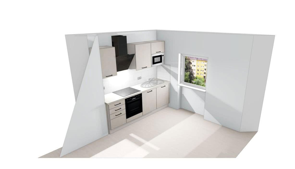 Prenájom bytu 1-izbový 33 m², Fürth, Bavorsko Prenájom bytu 1-izbový 33 m², Fürth, Bavorsko