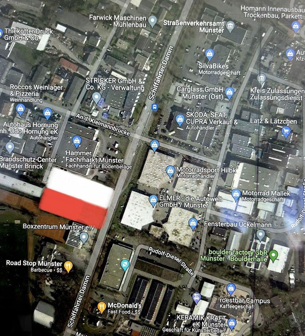 Prenájom pozemku 1.000 m², An der Kleimannbrücke 5, Münster, Severné Porýnie - Westfálsko Prenájom pozemku 1.000 m², An der Kleimannbrücke 5, Münster, Severné Porýnie - Westfálsko