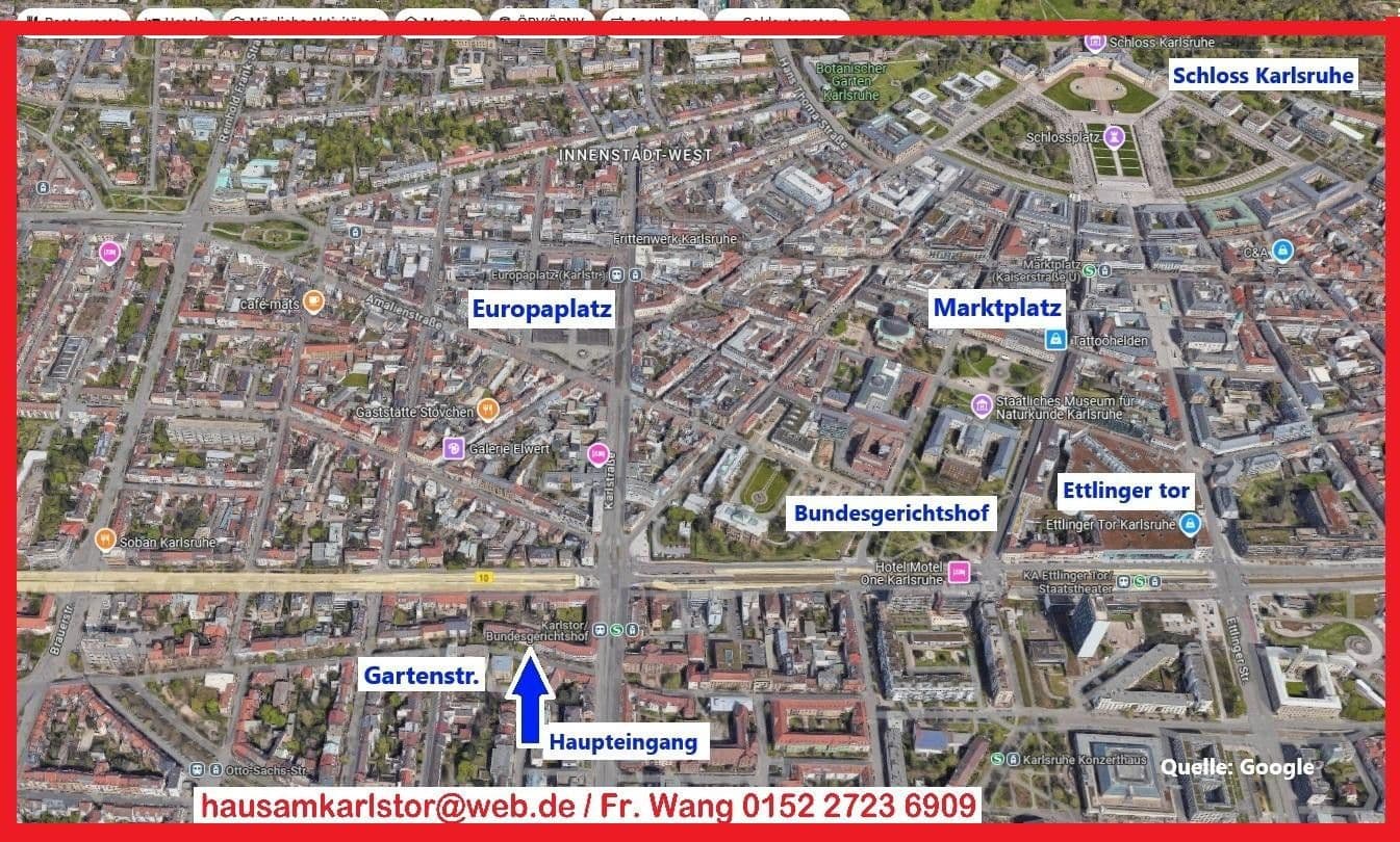 Prenájom kancelárie 233 m², Gartenstr. 26, Karlsruhe, Bádensko-Wurttembersko Prenájom kancelárie 233 m², Gartenstr. 26, Karlsruhe, Bádensko-Wurttembersko