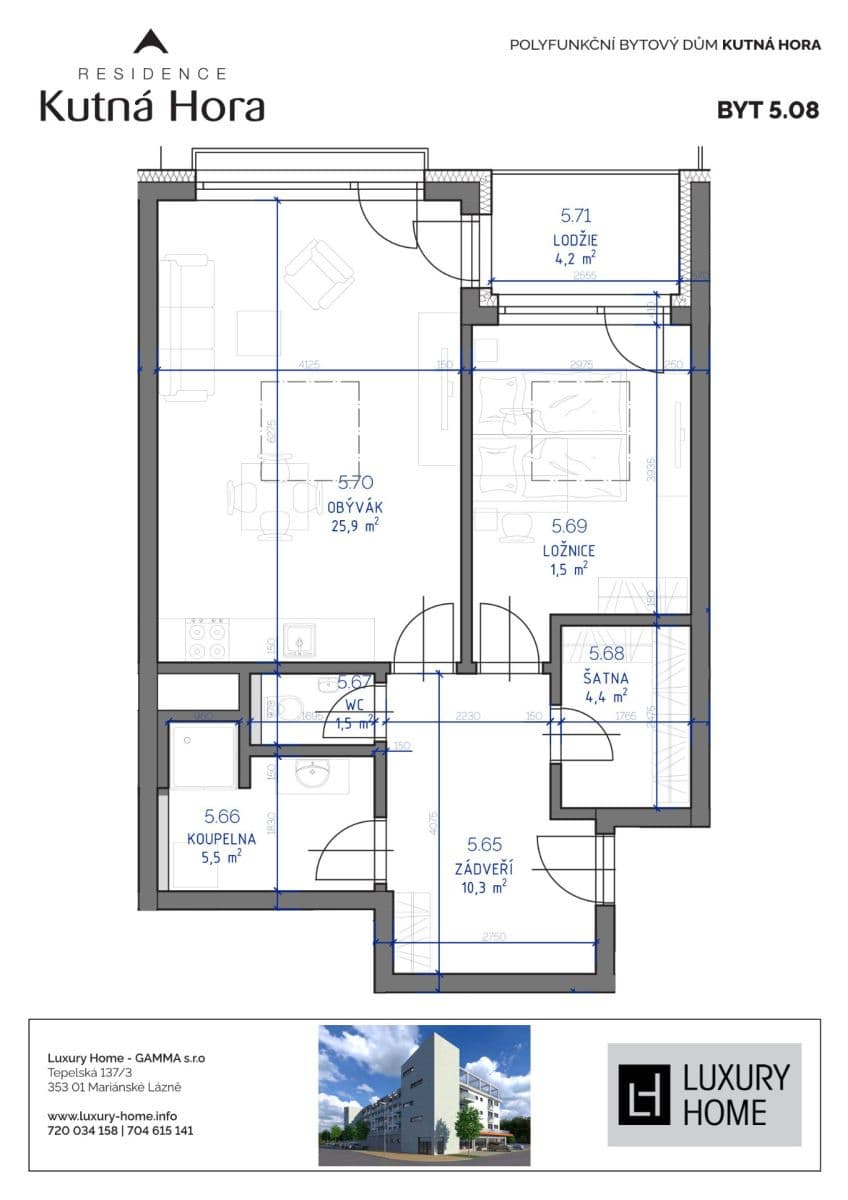 Prenájom bytu 2-izbový 60 m², Za Lidkou, Kutná Hora, Středočeský kraj Prenájom bytu 2-izbový 60 m², Za Lidkou, Kutná Hora, Středočeský kraj