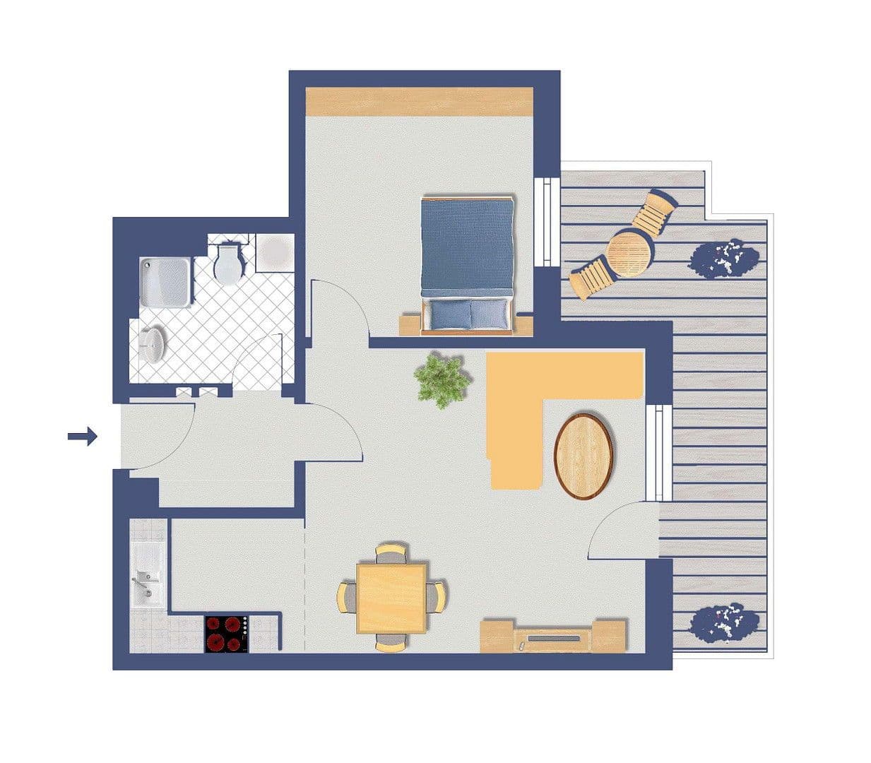 Prenájom bytu 2-izbový 60 m², Marie-Deubler-Str. 4, Neuried, Bavorsko Prenájom bytu 2-izbový 60 m², Marie-Deubler-Str. 4, Neuried, Bavorsko