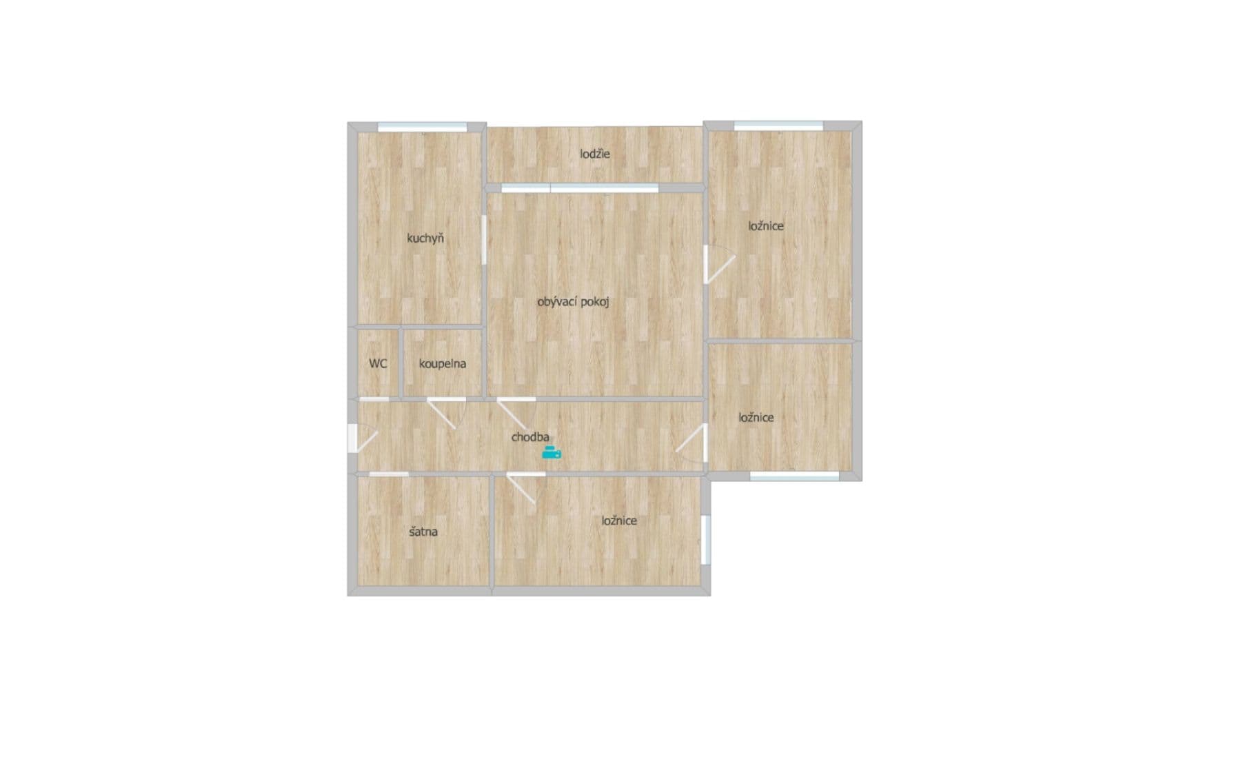Predaj bytu 4-izbový 74 m², Trnkova, Olomouc, Olomoucký kraj Predaj bytu 4-izbový 74 m², Trnkova, Olomouc, Olomoucký kraj