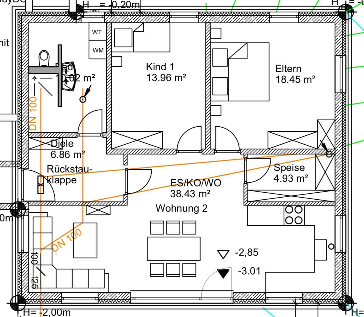 Prenájom bytu 3-izbový 93 m², Ehekirchen, Bavorsko Prenájom bytu 3-izbový 93 m², Ehekirchen, Bavorsko