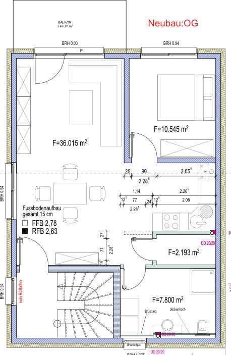 Prenájom bytu 2-izbový 59 m², Mittlere Ortsstr. 41, Rülzheim, Porýnie-Falcko Prenájom bytu 2-izbový 59 m², Mittlere Ortsstr. 41, Rülzheim, Porýnie-Falcko
