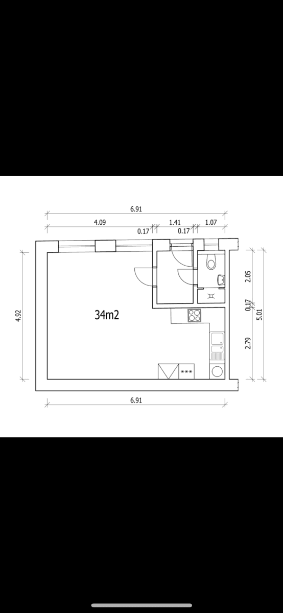 Prenájom bytu 1-izbový 34 m², Kutnohorská, Praha, Praha Prenájom bytu 1-izbový 34 m², Kutnohorská, Praha, Praha