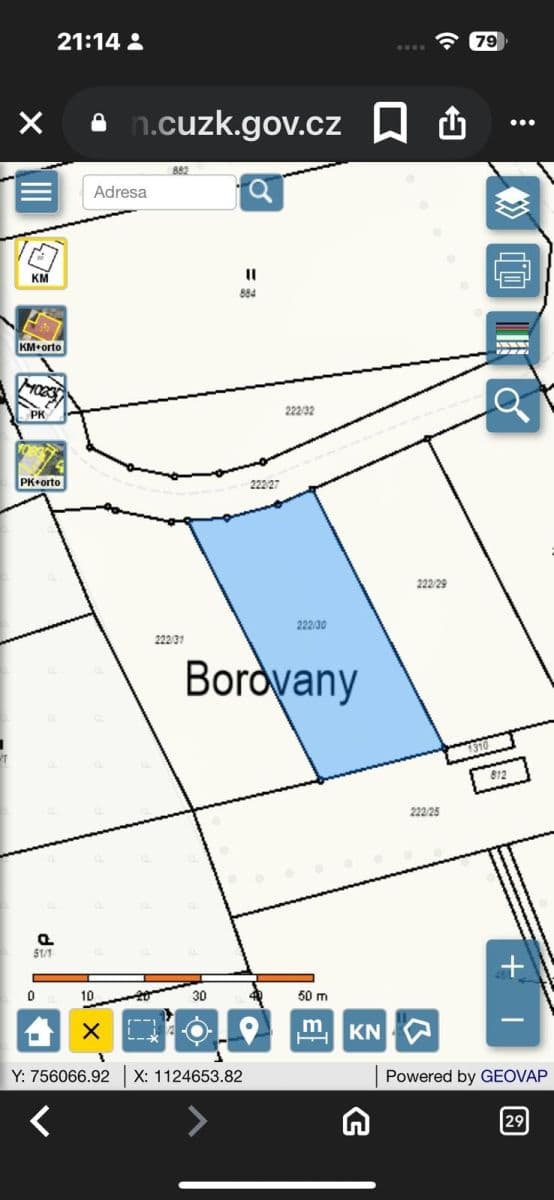 Predaj pozemku 1.131 m², Borovany, Jihočeský kraj Predaj pozemku 1.131 m², Borovany, Jihočeský kraj