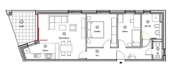 Prenájom bytu 3-izbový 85 m², Stuttgart, Bádensko-Wurttembersko Prenájom bytu 3-izbový 85 m², Stuttgart, Bádensko-Wurttembersko