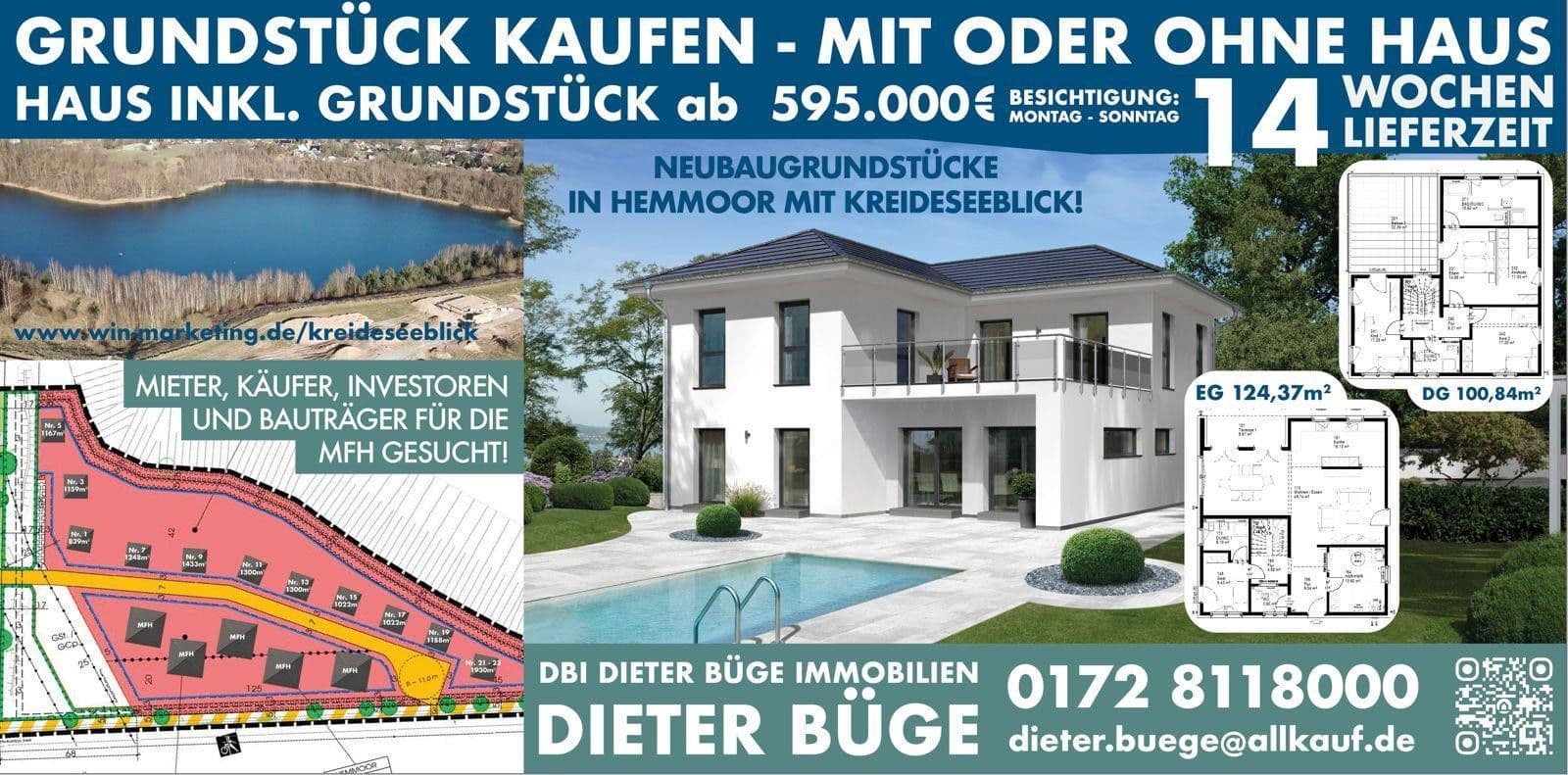 Predaj pozemku 1.000 m², Hemmoor, Dolné Sasko Predaj pozemku 1.000 m², Hemmoor, Dolné Sasko