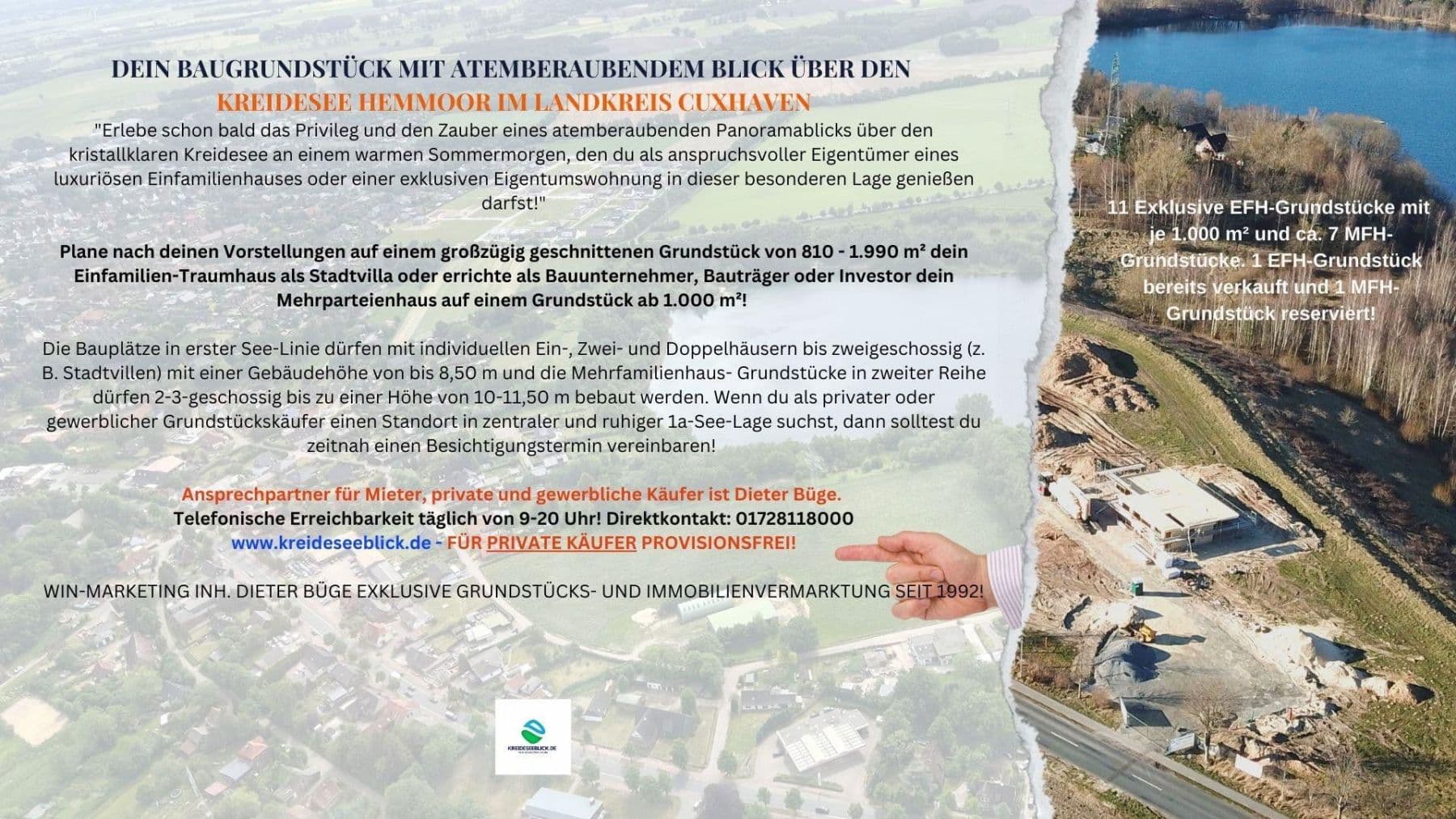 Predaj pozemku 1.000 m², Hemmoor, Dolné Sasko Predaj pozemku 1.000 m², Hemmoor, Dolné Sasko