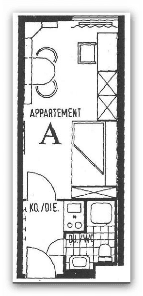 Prenájom bytu 1-izbový 21 m², Akkademiestrasse 4-6, Mannheim, Bádensko-Wurttembersko Prenájom bytu 1-izbový 21 m², Akkademiestrasse 4-6, Mannheim, Bádensko-Wurttembersko