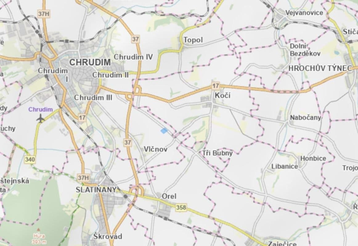 Predaj pozemku 907 m², Chrudim, Pardubický kraj Predaj pozemku 907 m², Chrudim, Pardubický kraj