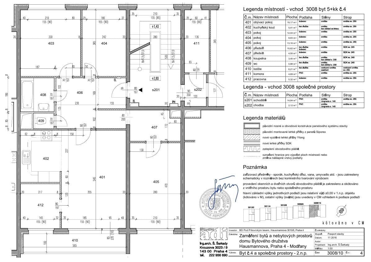 Prenájom bytu 4-izbový 94 m², Hausmannova, Praha, Praha Prenájom bytu 4-izbový 94 m², Hausmannova, Praha, Praha