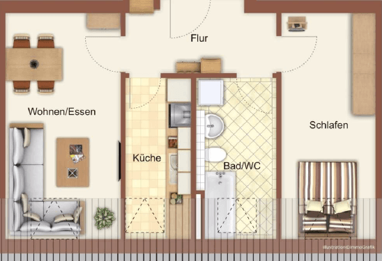 Prenájom bytu 2-izbový 48 m², Stieglitzstraße 105, Leipzig, Sasko Prenájom bytu 2-izbový 48 m², Stieglitzstraße 105, Leipzig, Sasko
