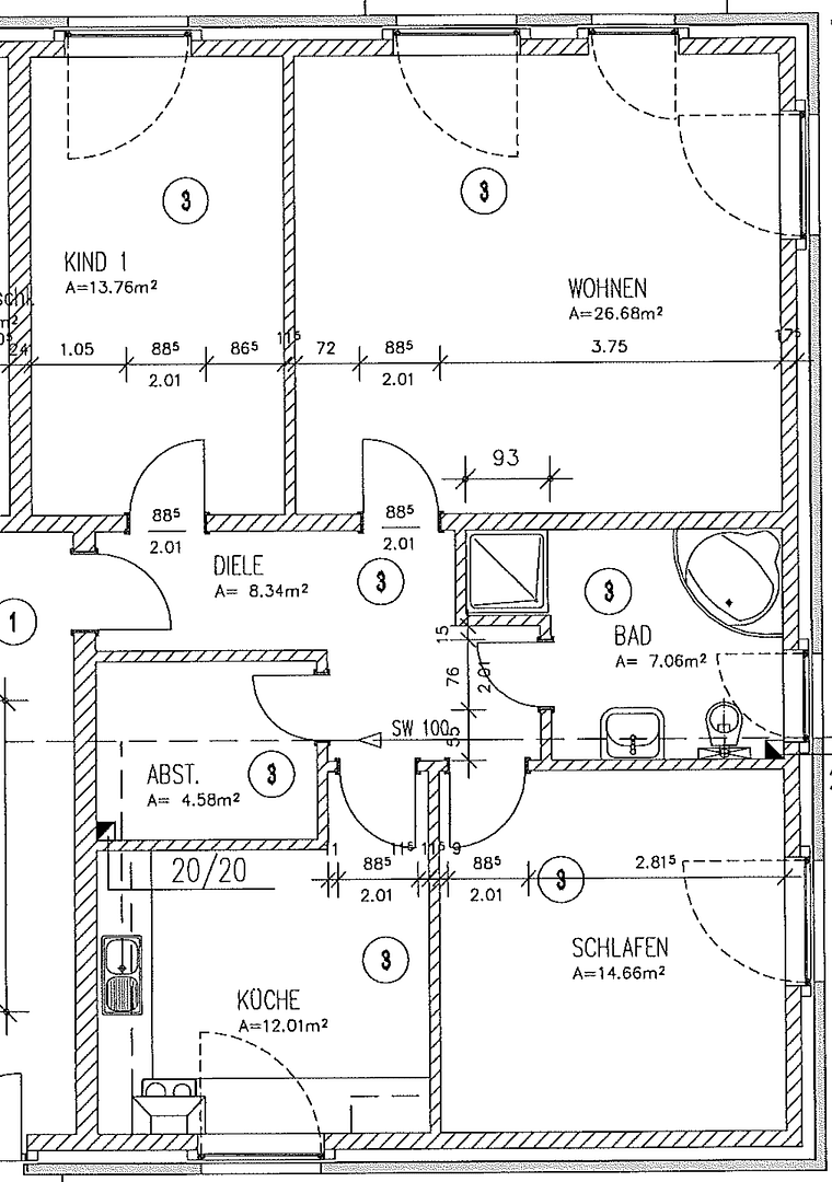 Prenájom bytu 3-izbový 97 m², Hamburger Straße 10b, Kaltenkirchen, Šlezvicko-Holštajnsko Prenájom bytu 3-izbový 97 m², Hamburger Straße 10b, Kaltenkirchen, Šlezvicko-Holštajnsko